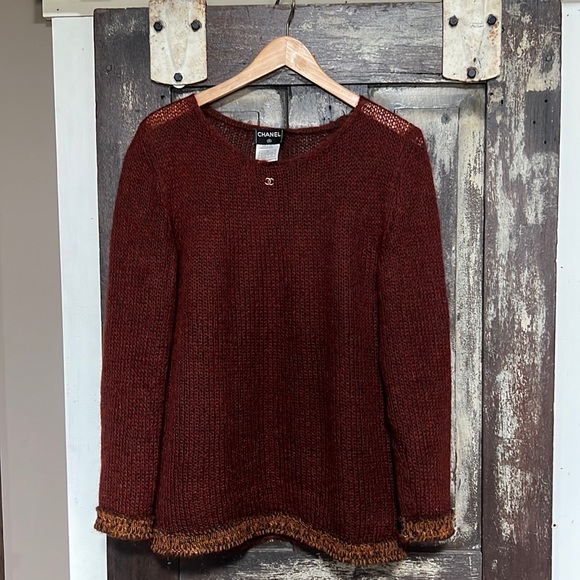 CHANEL Sweaters - Chanel long sleeve sweater